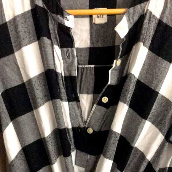 GAP Plaid High/Low Midi Dress - Picture 2 of 4